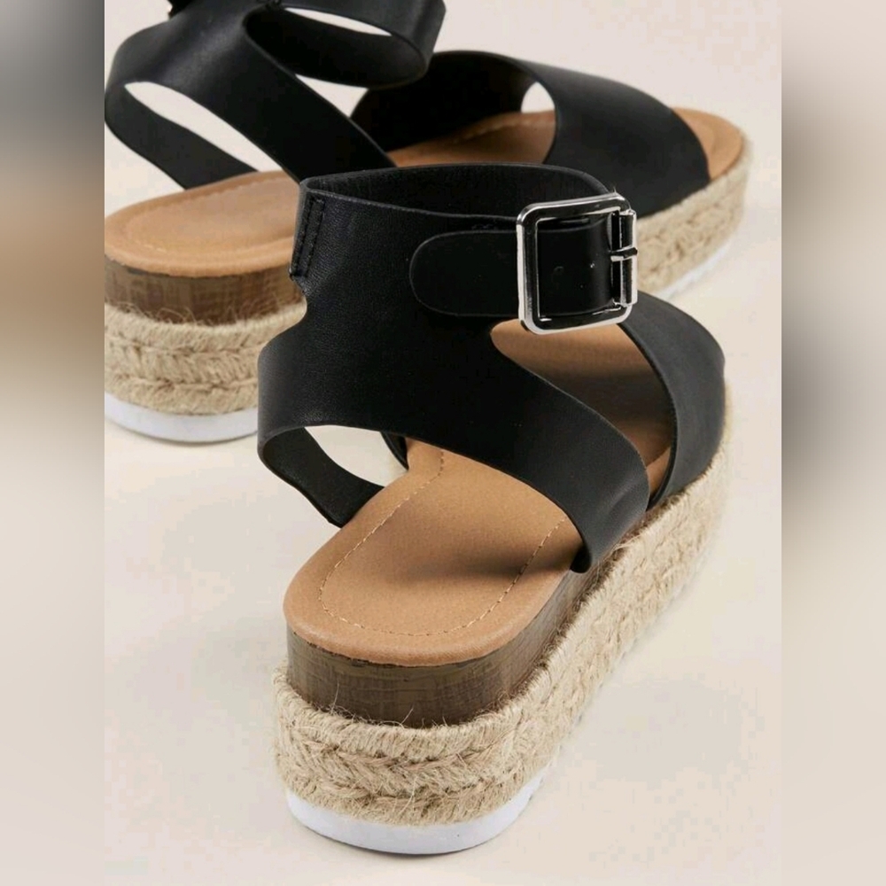 NEW Black Espadrilles - Picture 3 of 12